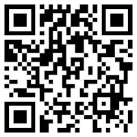 a black and white qr code on a white background